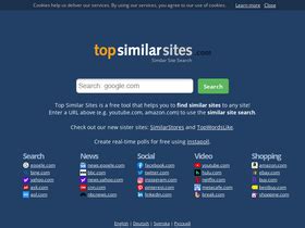 similarsites.com Competitors